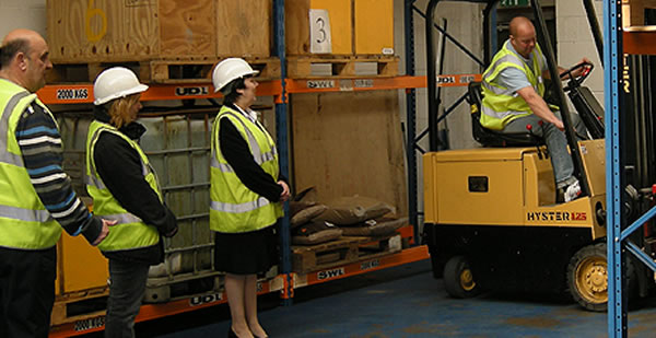 ASPPA On Site Forklift Truck Training Huddersfield